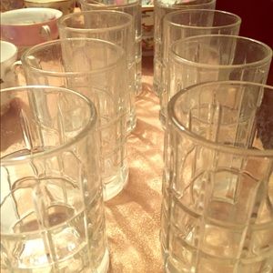 Greetings,  Eight (8) vintage glassware